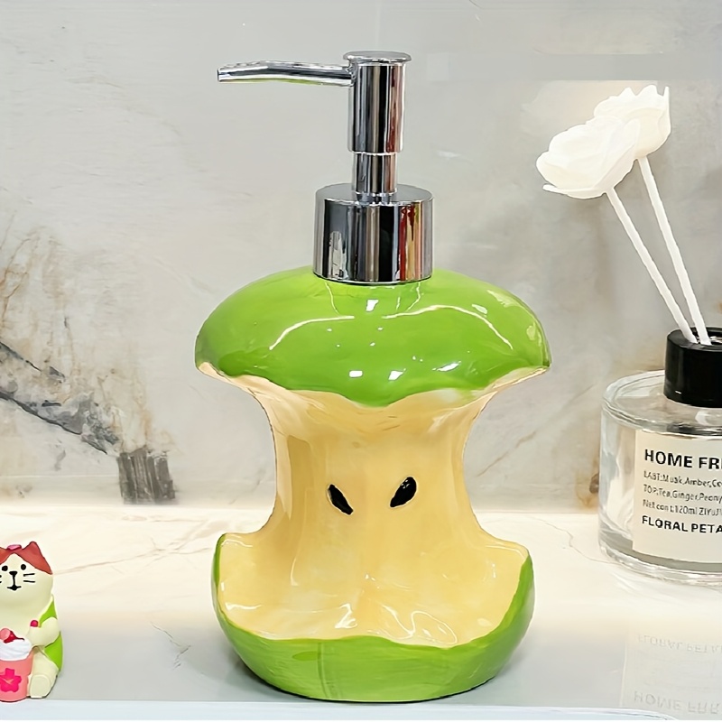 Ins Style Original Creative Apple Core Keramik-seifenspender, Geeignet Für Verschiedene Duschen - Aquaforge