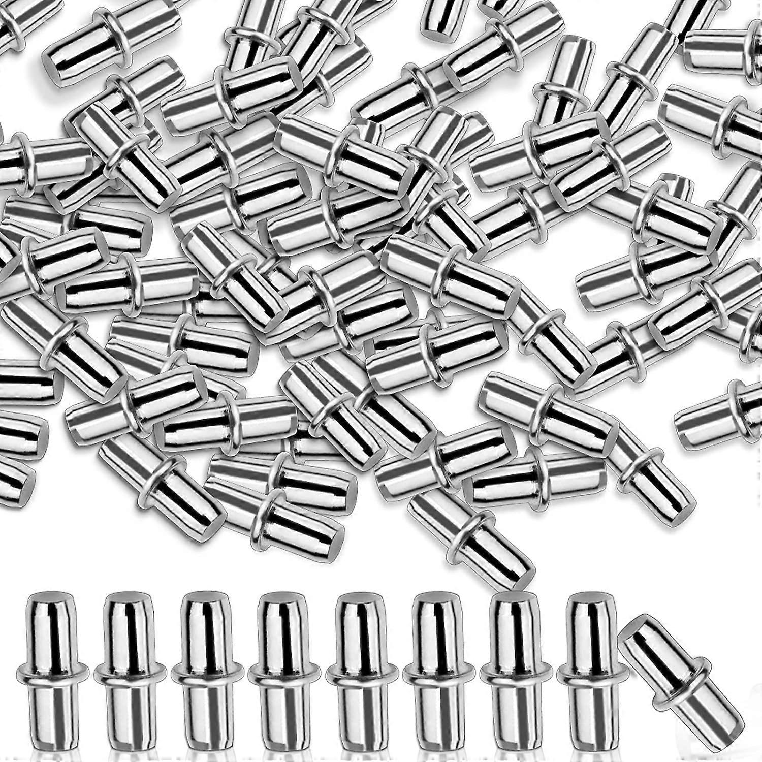 Packung Mit 50 Regalwinkeln, Vernickelte Metall-tragringe Für Schränke Und Möbelregale. – Aquaforge