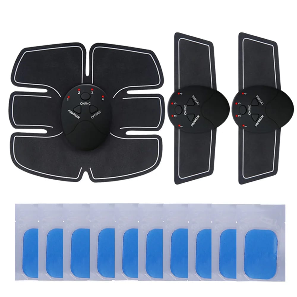 Ems-bauchmuskeltrainer, Kabelloser Muskelstimulator, Körpermuskelstimulator, Schlankheits-massagegürtel Für Gewichtsverlust Und Elektrische Fitness - Aquaforge