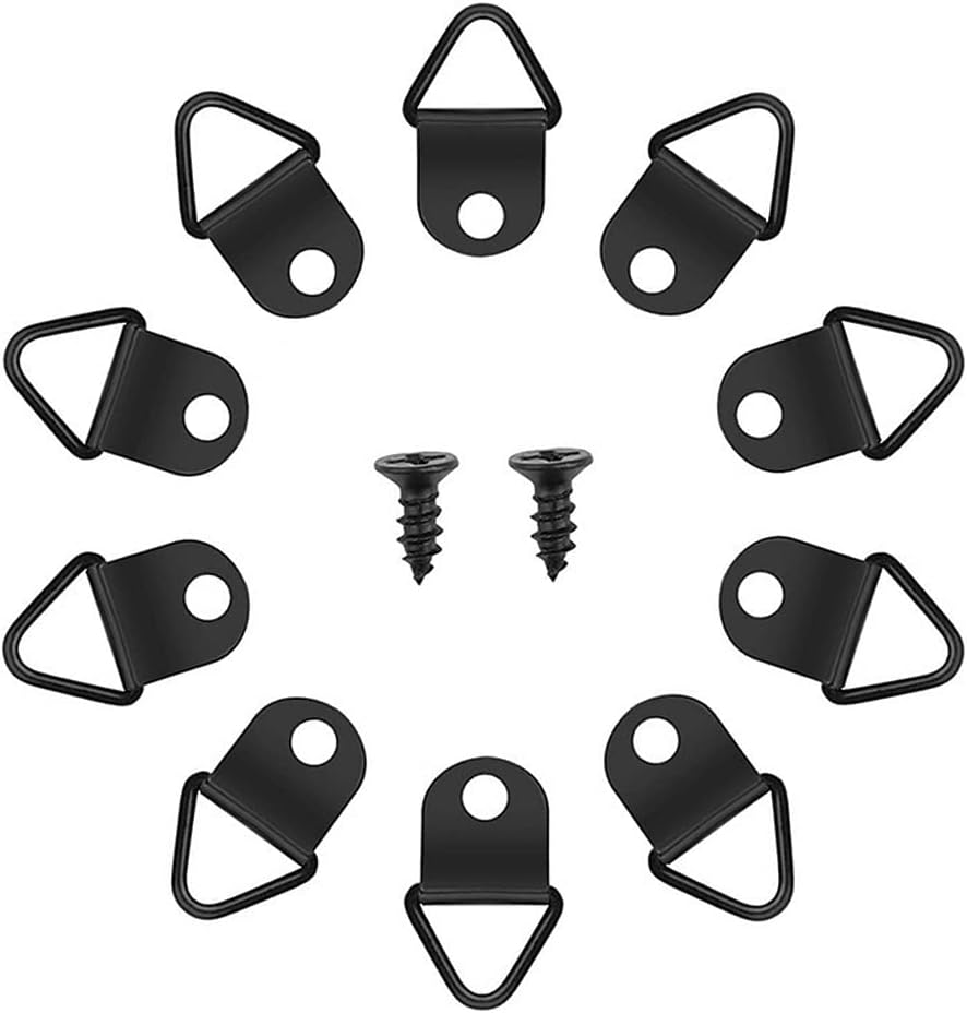 50 Bohrfreie Bilderhaken, Metallringe – Aquaforge