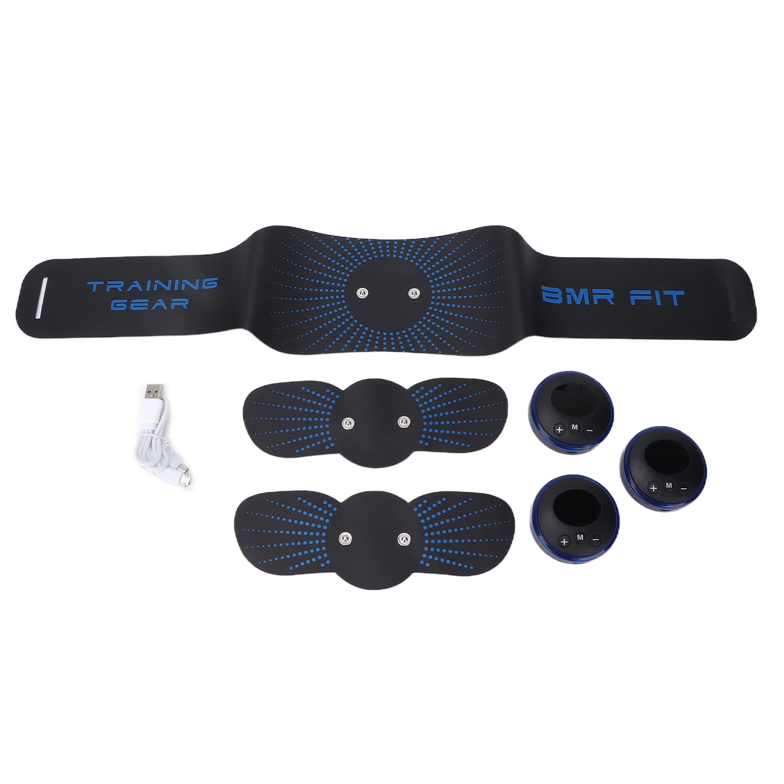 Ems-muskelstimulator Für Bauch, Bauchmuskeltrainingsgürtel, Körper- Und Armstraffung - Aquaforge