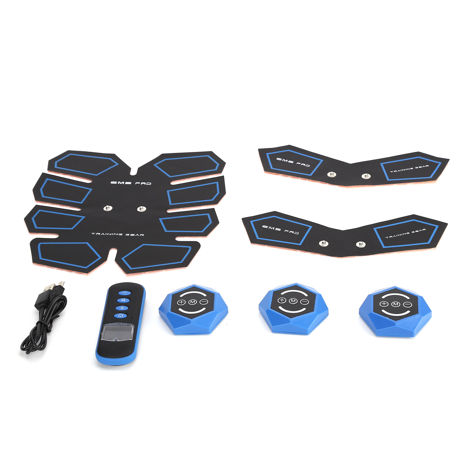Ems-muskelstimulator Für Den Heimgebrauch, Bauchmuskelplatte, Muskeltrainingsgerät, Körpermassagegerät, Trainingsgerät - Aquaforge
