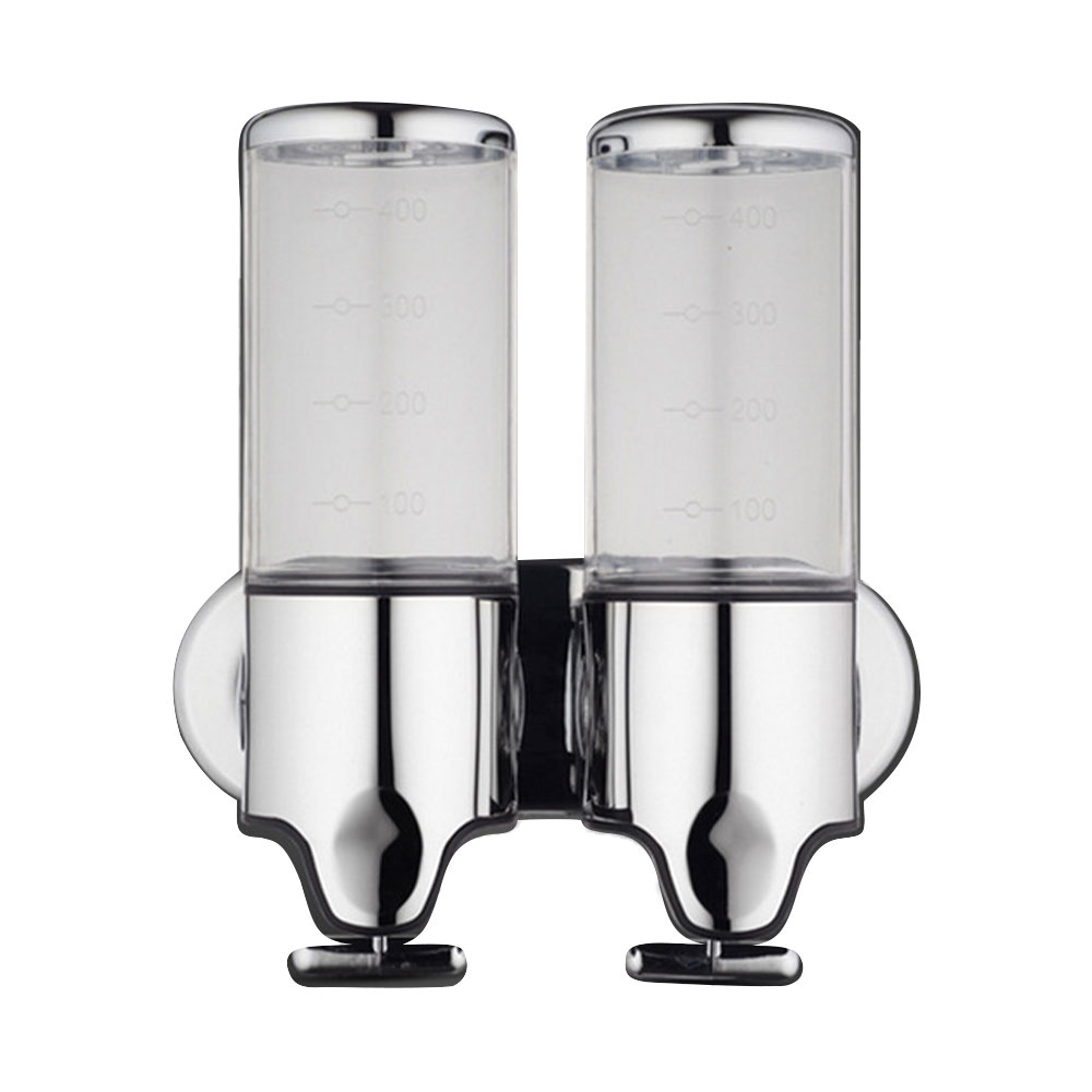 Multifunktionaler Und Ergonomischer Seifenspender Aus Transparentem Edelstahl, Geeignet Für Handdesinfektionsmittel, Shampoo, Seife Und Duschgel. – Aquaforge