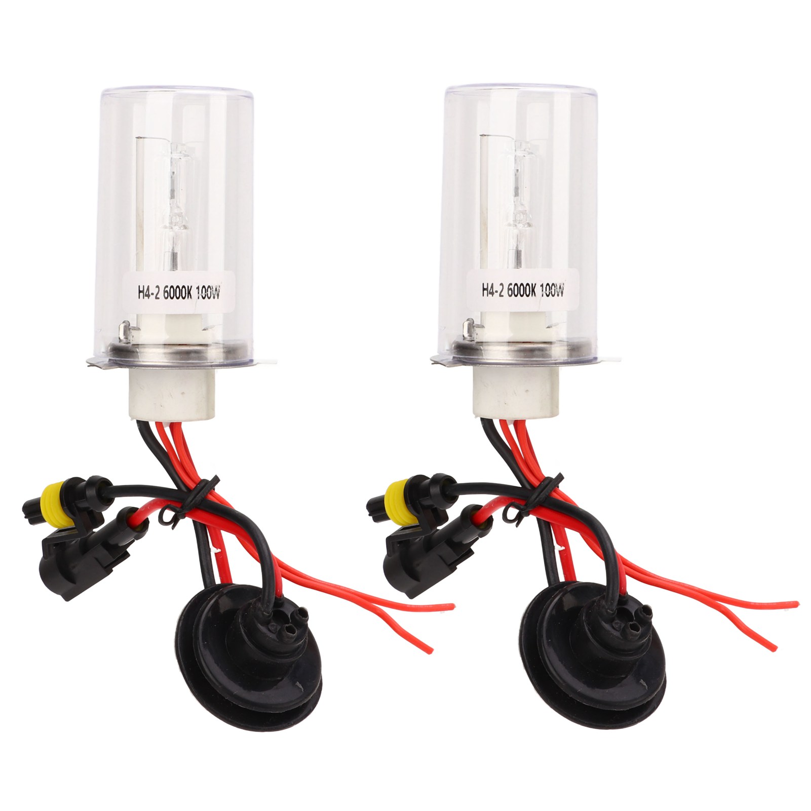 H4-2 6000k Scheinwerferlampen-umrüstsatz Mit Über- Und Unterspannungsschutz, 100 W, Für Pkw. – Aquaforge
