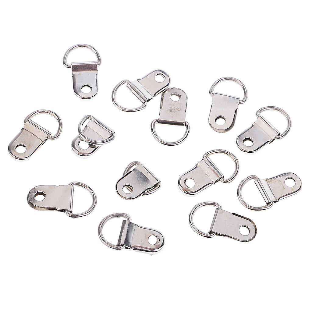 Packung Mit 100 Bilderrahmenhaken, D-ring Mit Einem Loch. – Aquaforge