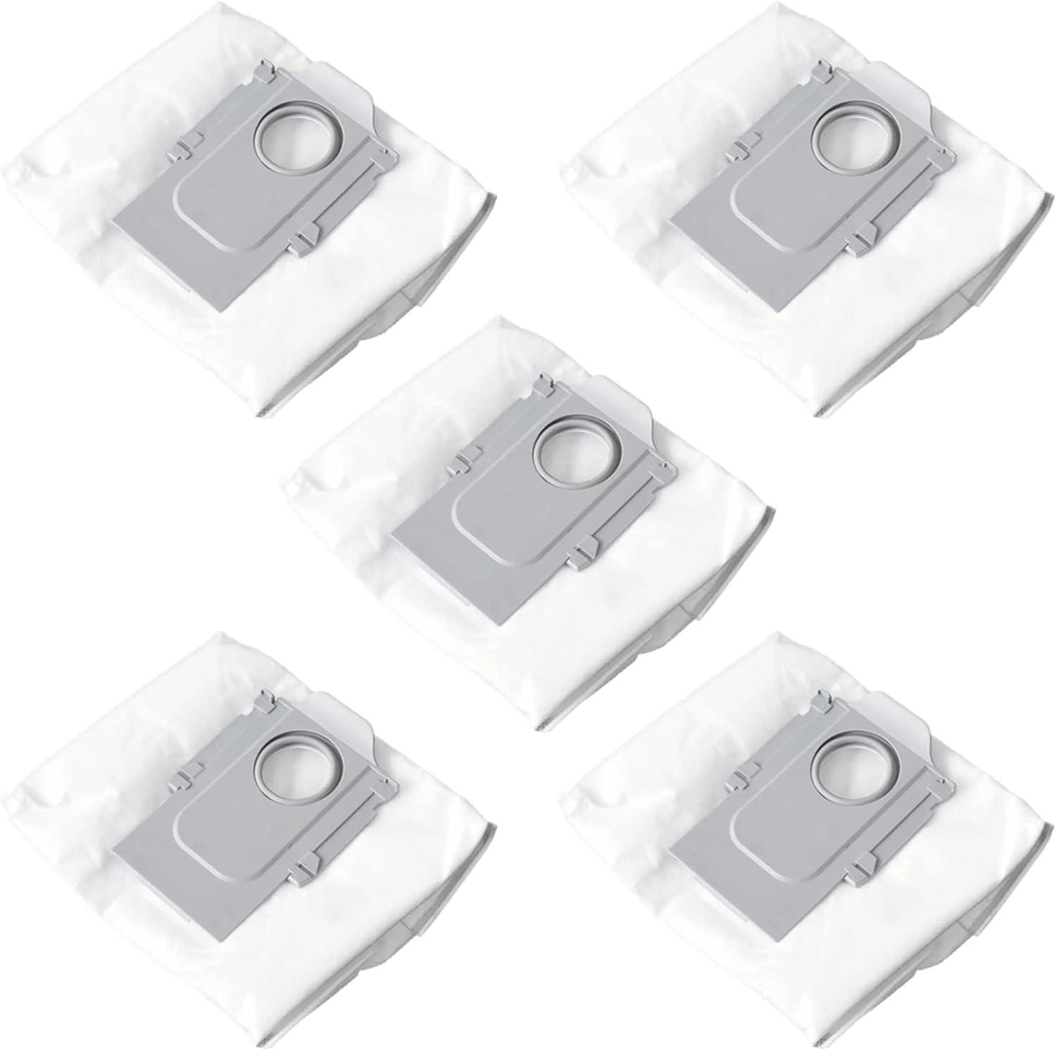 5er-pack Staubsaugerbeutel Für Xiaomi Roborock S8+ / S8 Pro Ultra Usw. Weiß – Aquaforge