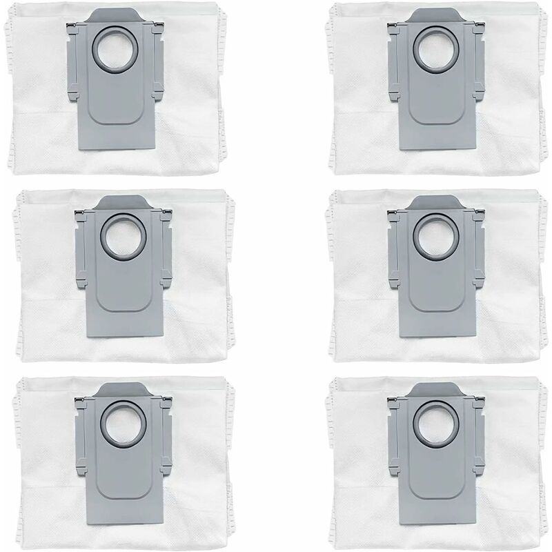 6er-pack Ersatzbeutel Für Den Xiaomi Roborock Q5-aquaforge Saugroboter