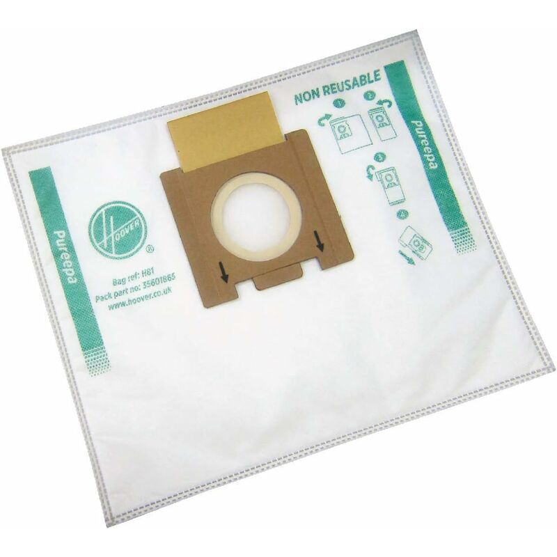 Original H81 Staubsaugerbeutel, Mikrofaser, 100 % Epa-zertifiziert, Geruchsneutral, Extra Groß, Kompatibel Mit Dem Telios Extra Staubsauger, 4er-pack (klb). – Aquaforge