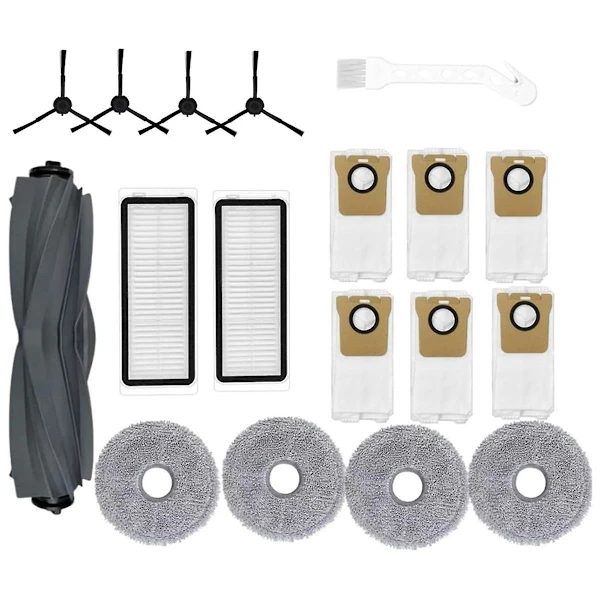Zubehörset Für Dreame L20 Ultra/l30 Ultra Staubsauger: Hauptbürste, Seitenbürste, Hepa-filter, Reinigungstuch, Staubsaugerbeutel, Ersatzteile – Aquaforge