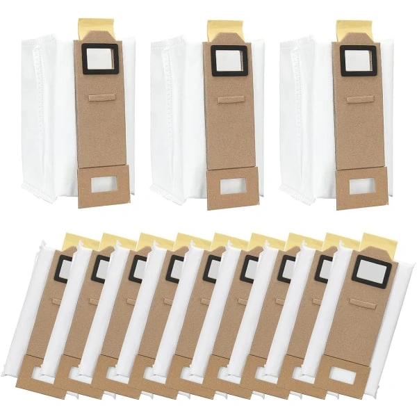 12er-pack Ersatzbeutel Für Roborock Staubsauger S7, S7 Plus, S7 Max, T7s Und T7s Plus – Aquaforge