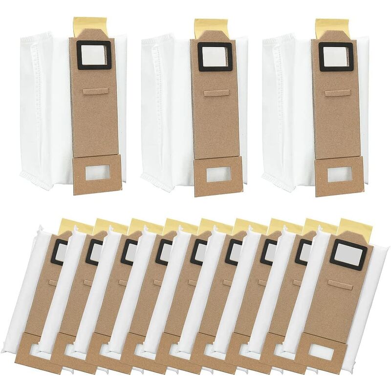 12er-pack Ersatzbeutel Für Xiaomi Roborock S7, S7 Plus, S7 Max, T7s Und T7s Plus Staubsauger. – Aquaforge