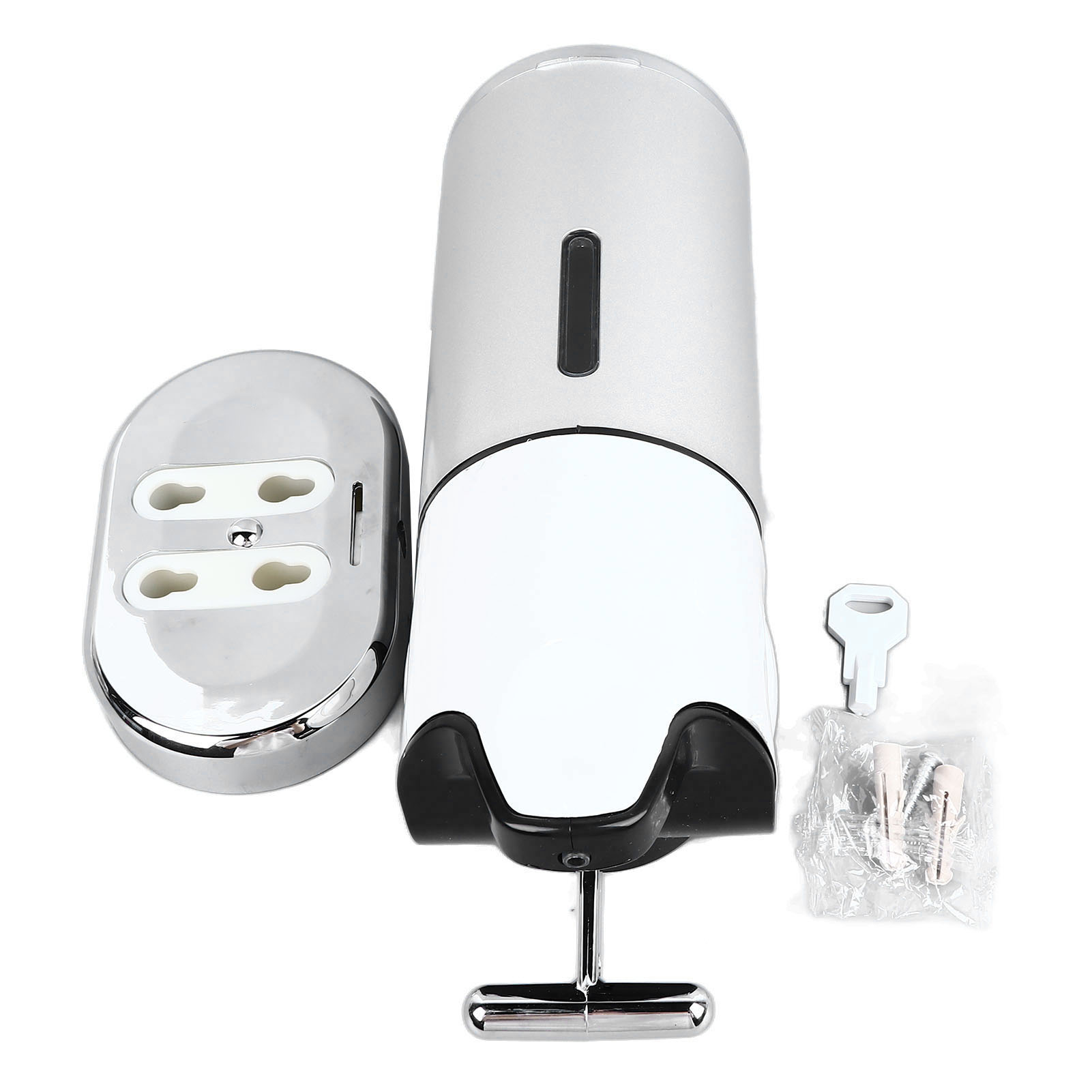 Wandmontierter Seifenspender Mit Manueller Druckbetätigung, Spender Für Shampoo, Seife, Spülung, Duschgel, Badezimmer, Küche, Hotel - Aquaforge