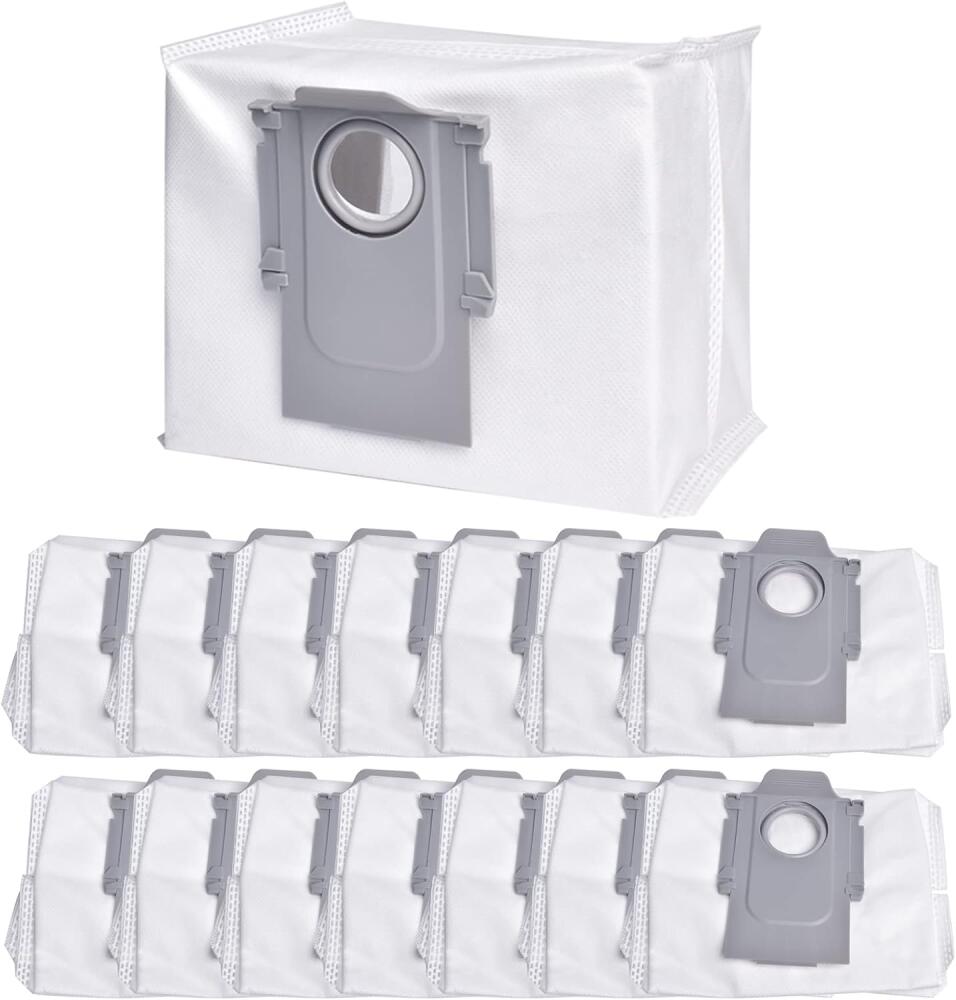 Packung Mit 14 Staubsaugerbeuteln, Kompatibel Mit Den Automatischen Entleerungsstationen Der Staubsauger Roborock S8+/ S8 Pro Ultra/ S7 Maxv Ultra/ S7 Pro Ultra/ Q7+/ Q7 Max+/ Q5+-aquaforge