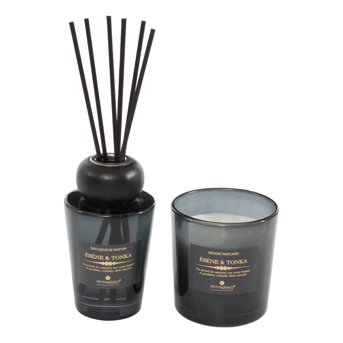 Duft-set „alma“ Mit Ebenholz Und Tonka - Atmosphera Créateur D'Intérieur