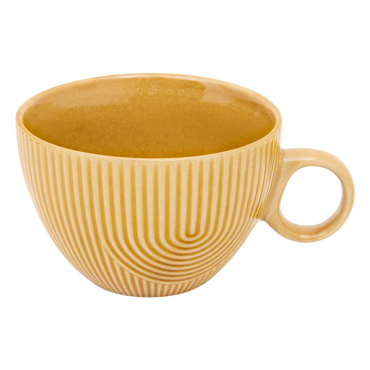 Frühstücksschale Lya 46 Cl, Ockerfarben - Atmosphera Créateur D'Intérieur