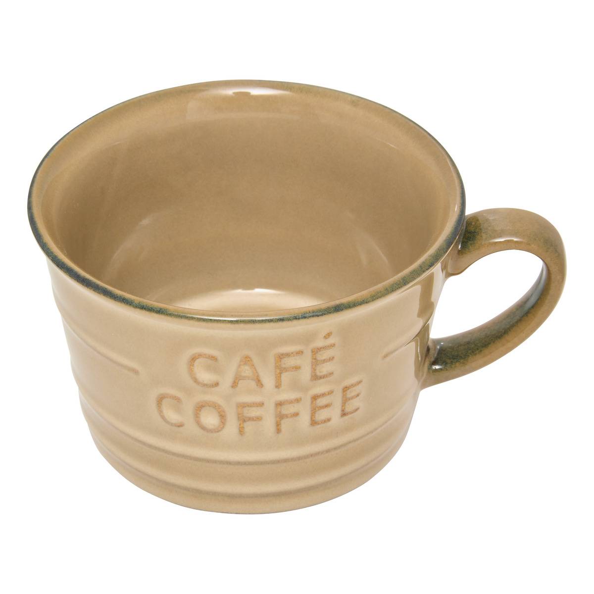 Tasse Kaffee Beige 26cl - Atmosphera Créateur D'Intérieur