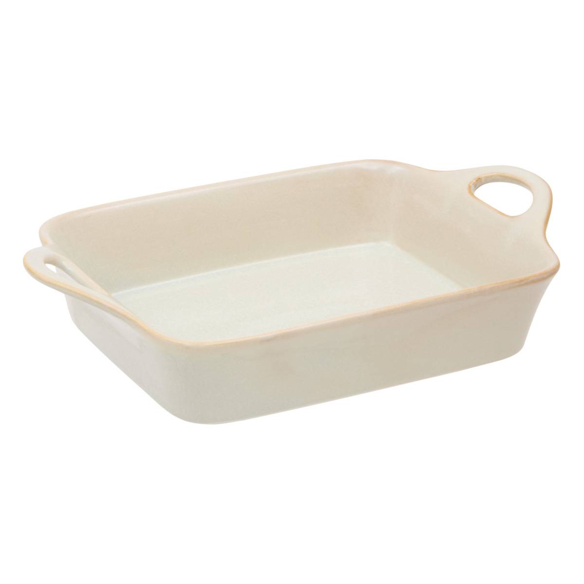Rechteckige Keramikschale Von Terre Inconnue, 23 X 18 Cm, Beige - Atmosphera Créateur D'Intérieur