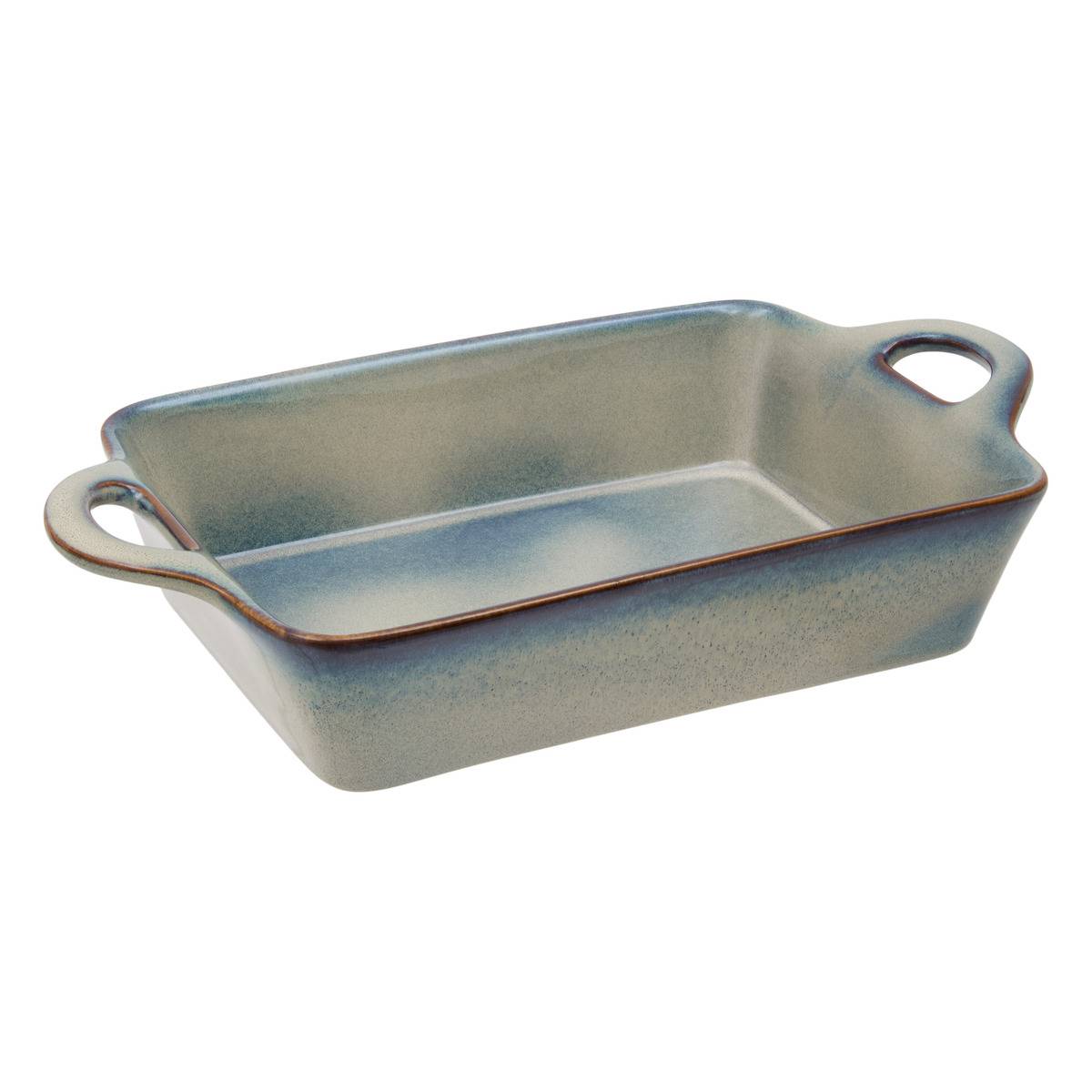 Rechteckige Keramikschale Von Terre Inconnue, 30 X 22 Cm, Blau - Atmosphera Créateur D'Intérieur