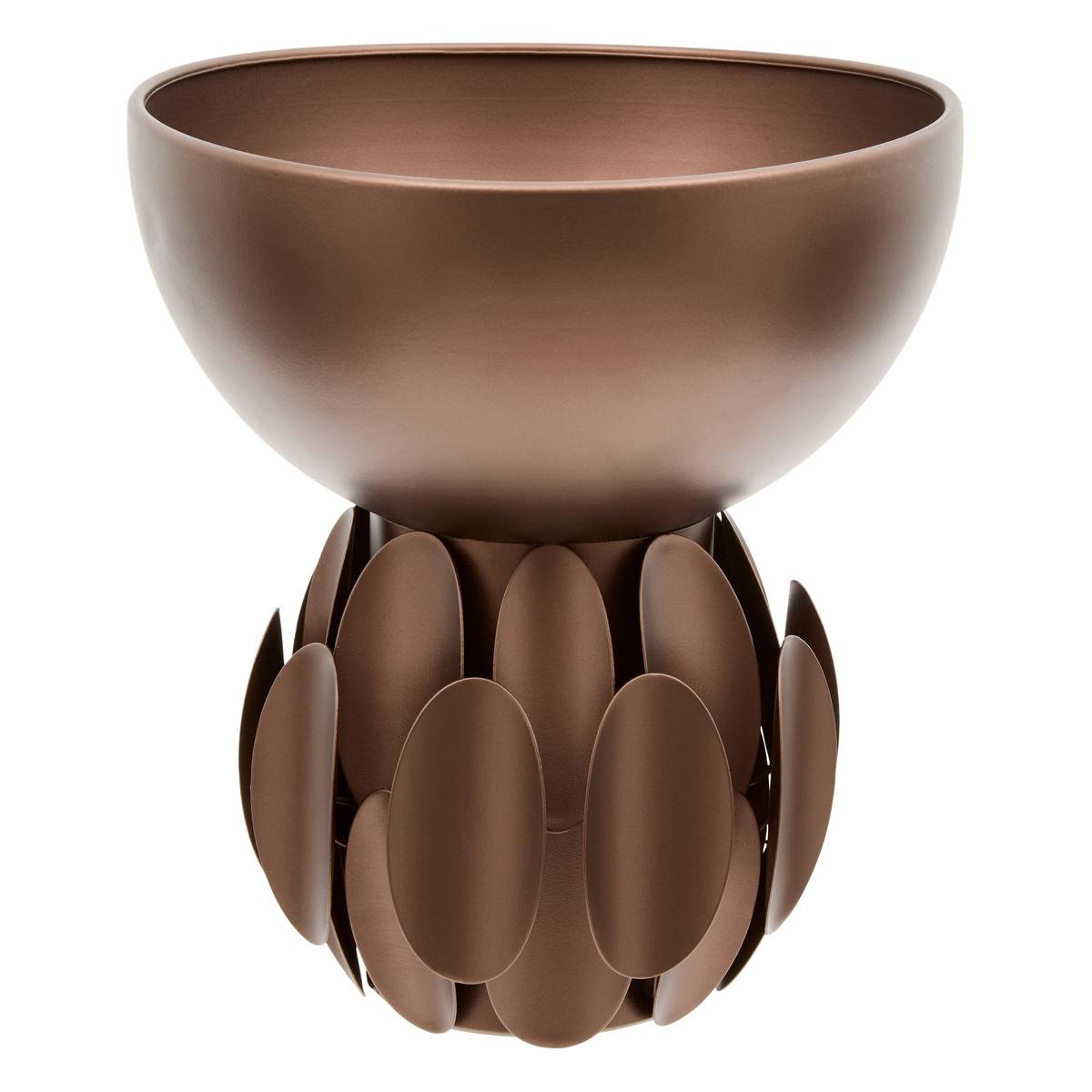 Dekorative Schale „barrel“, Durchmesser 25 Cm, Metallisch Braun - Atmosphera Créateur D'Intérieur