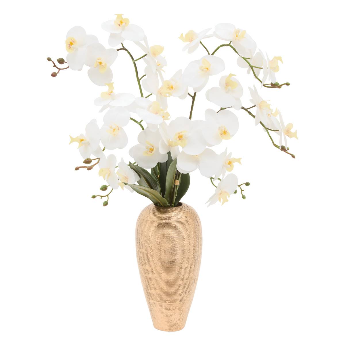 Künstliche Orchidee Naoko H. 75 Cm, Goldfarben - Atmosphera Créateur D'Intérieur