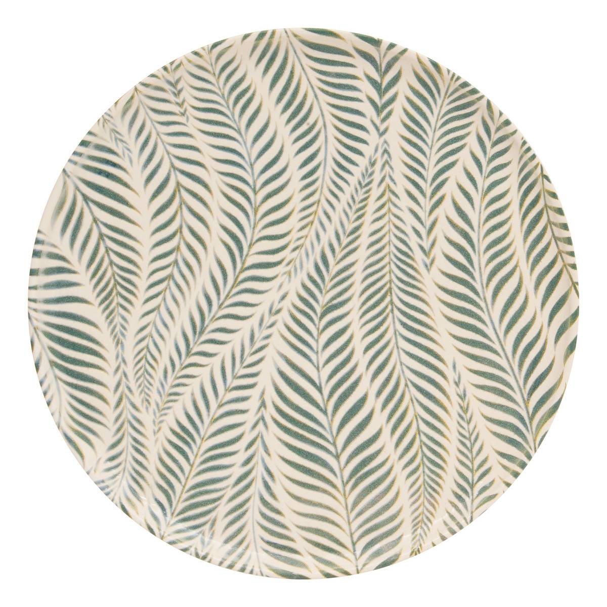 Platzteller Gina D28cm Grün - Atmosphera Créateur D'Intérieur