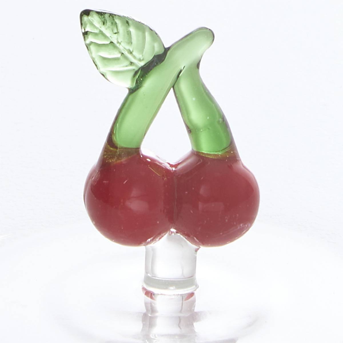 Becher Nelya Transparent - Kirsche