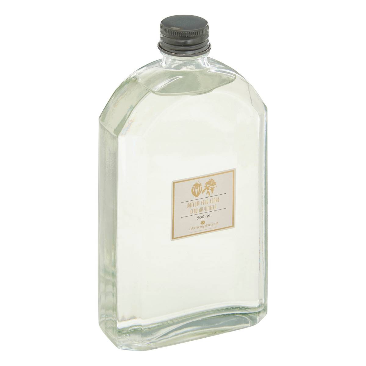 Belli Tonkabohne -gewürznelke Transparent Nachfüllflasche 500ml - Atmosphera Créateur D'Intérieur
