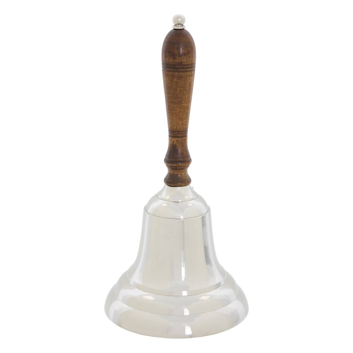 Dekorative Glocke Johan, H. 46,5 Cm, Silberfarben - Atmosphera Créateur D'Intérieur