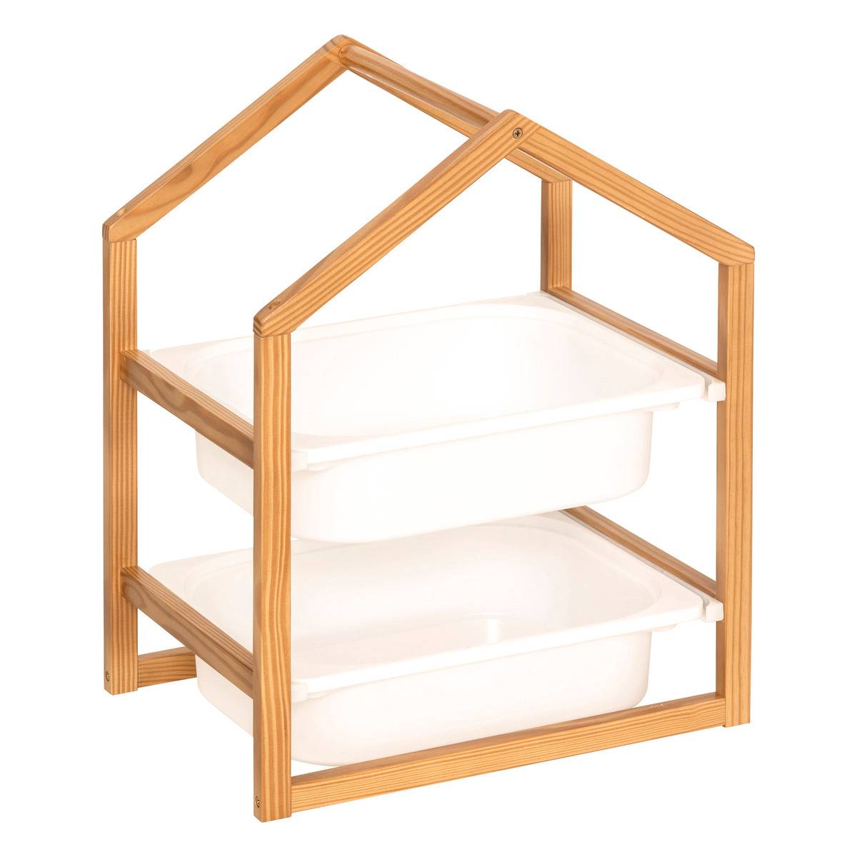 Aufbewahrungsmöbel 2 Regale Bako Weiß 43x54,5cm - Atmosphera Créateur D'Intérieur