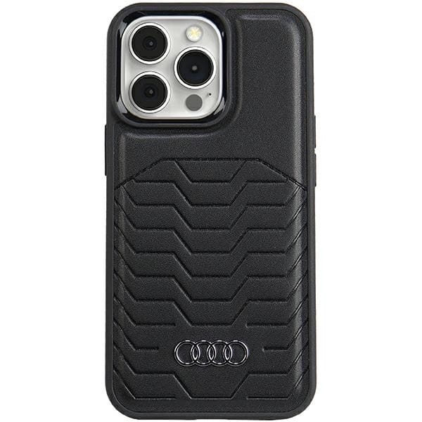 Audi Magsafe Iphone 13 Pro Max 6,7" Schutzhülle Aus Kunstleder, Schwarz/schwarz, Hartschale Au-tpupcmip13pm-gt/d3-bk