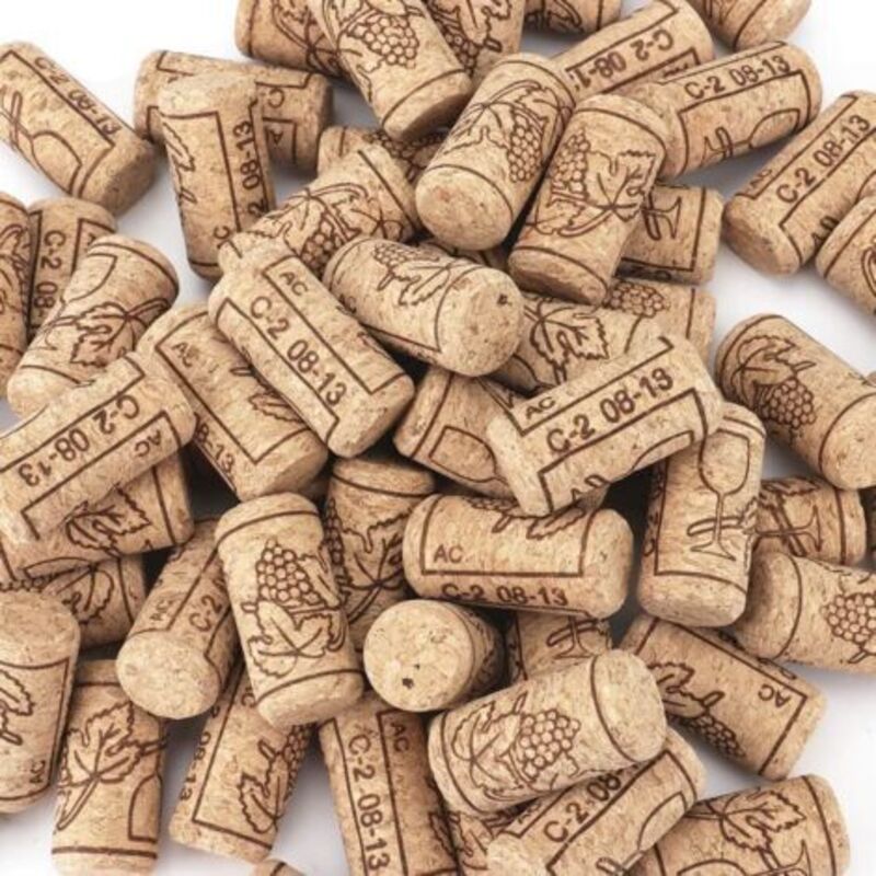 100 Korken, Naturholz-korken Für Weinflaschen, Dekoration, Hobbys, Diy-projekte, 2,2 X 4,4 Cm