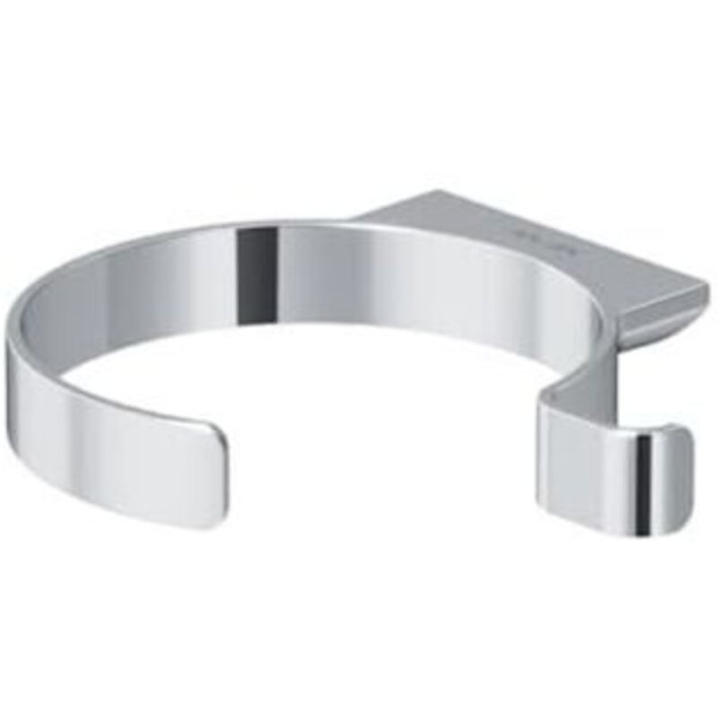 Csparcv 3,5 X 3,2 X 11 Cm Haartrocknerhalter Aus Edelstahl, Verchromter Haartrocknerständer