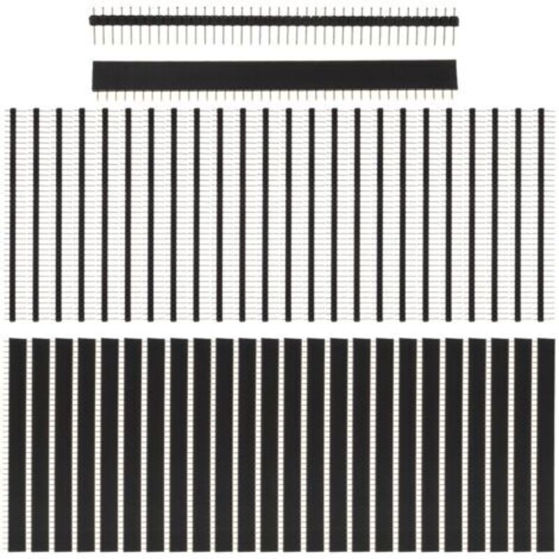 Stiftleisten (männlich Und Weiblich), Lötstifte Für Leiterplatten, 2,54 Mm Lochrasterplatine, 40 Pins (50 Stück)
