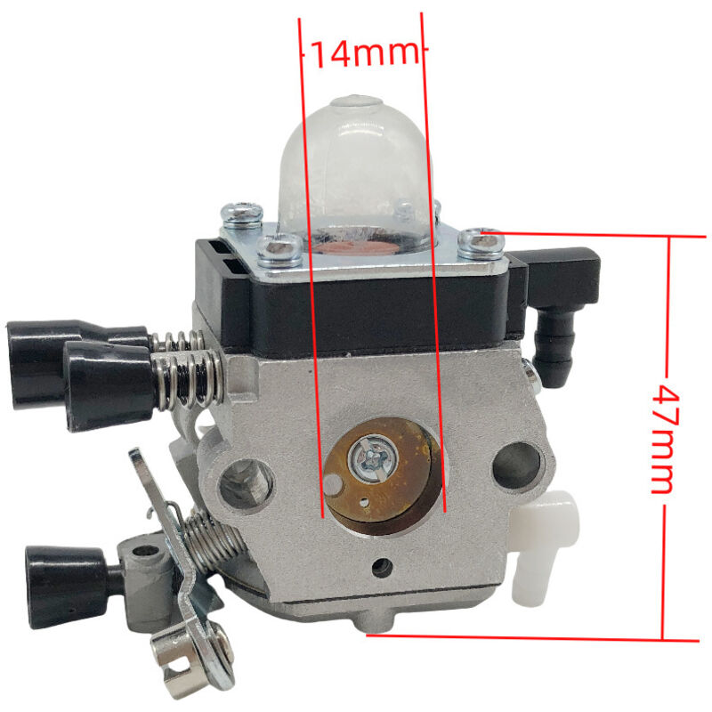 Vergaser Kompatibel Mit Den Freischneidern Fs45, Fs46, Fs55, Fs55r Und Fc55 (kraftstoffsystem C1q-s186a 909-154). Hochpräziser Kraftstoffmischer Für Gleichmäßige Kraftstoffzufuhr.
