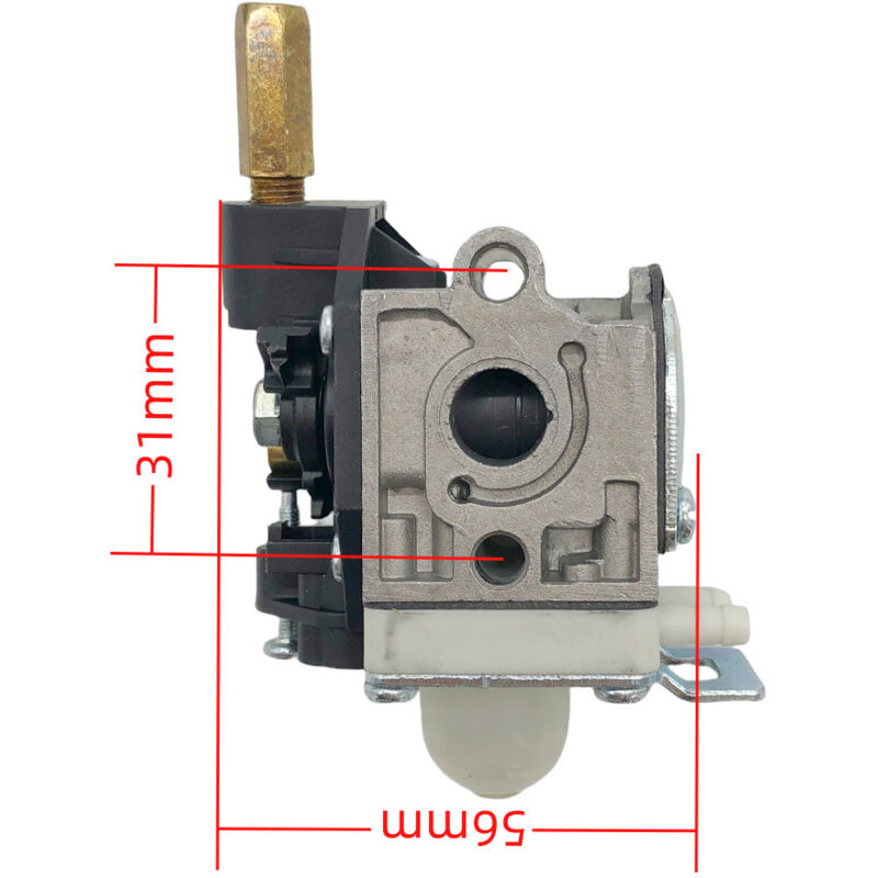 A021003831 Rb-k112 Srm-266 Hca-266 Pas-266 909-072 Freischneider-zweitaktmotor, Hochpräzisions-kraftstoffmischer, Sanfter Kaltstart, Original Werksstandard.