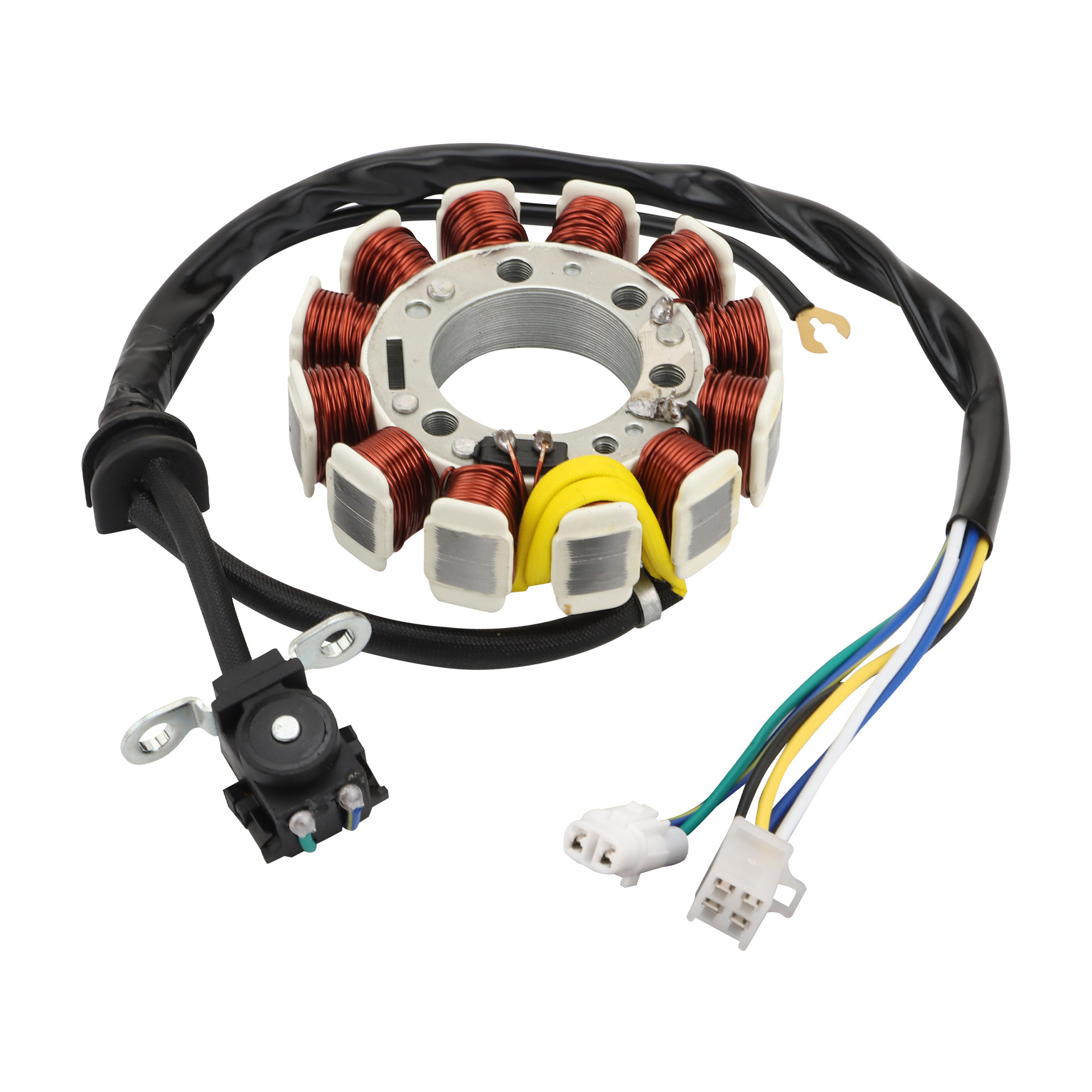 Der Magneto-stator-zündspulengenerator Ist Kompatibel Mit Dem Vierrädrigen Motorrad Yamaha Grizzly 600 Yfm600, Originalteilenummer 5gt-85510.
