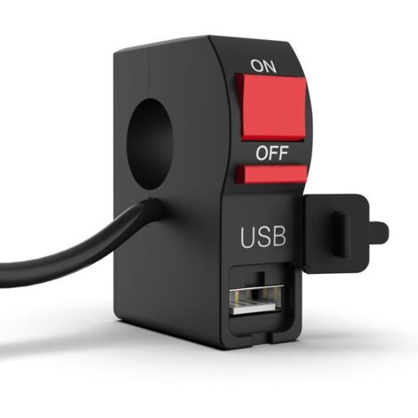 Motorradzubehör: Modifizierter Scheinwerferschalter Mit 12v 5a Usb-handyladegerät Für Den Motor, Scheinwerfer-ein-/ausschalter