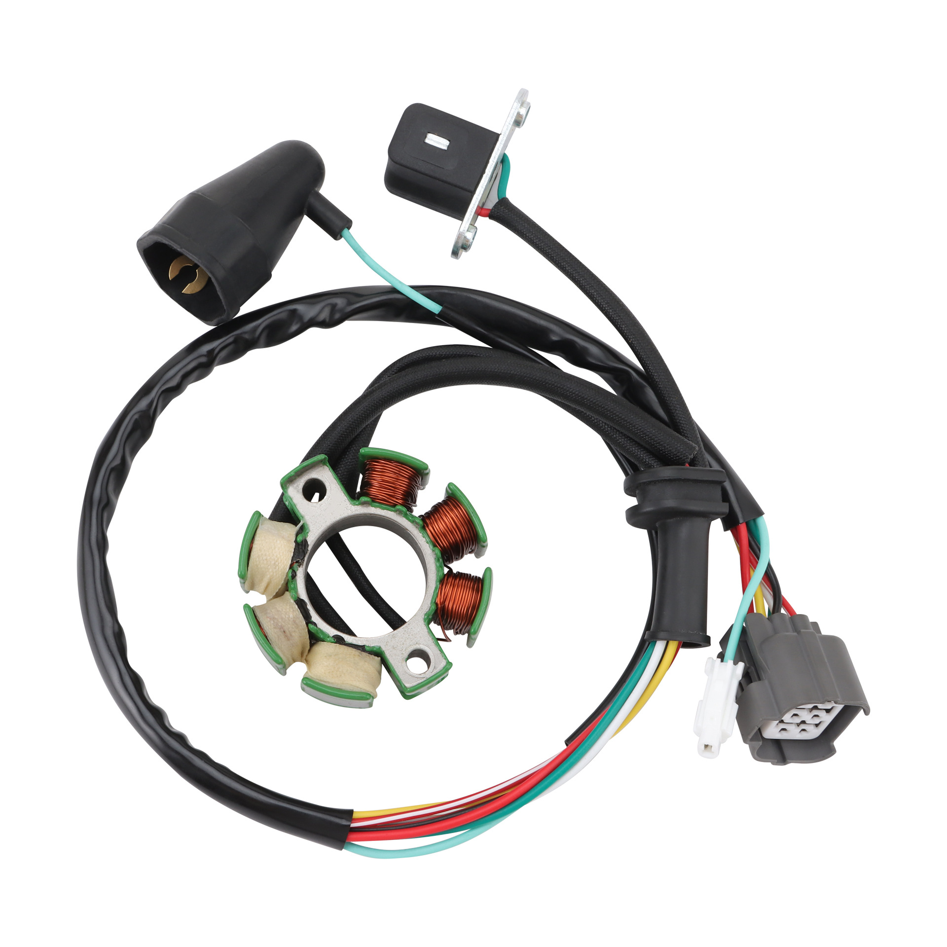 Statorspulenadapter Für Kawasaki Er-6n Er-6a Er650 2006-2011 Zx-6r Zx600, Originalteilenummer 21003-0023. Hauptkomponente Des Magnetzünder-ladesystems Des Motorrads.