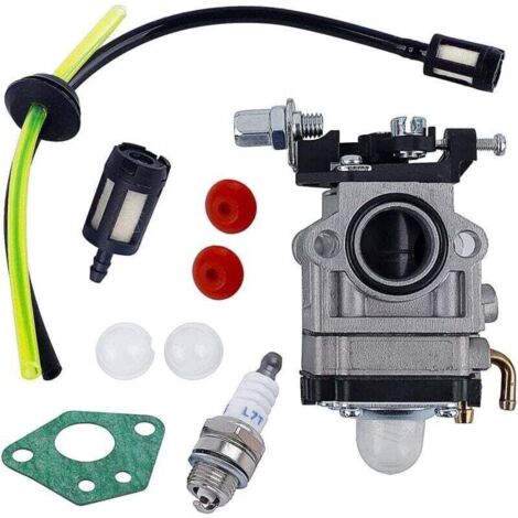 Debuns 52cc 49cc 43cc Freischneider-vergaser-reparatursatz Mit Dichtung, Schlauch, Zündkerze Und Kraftstofffilter