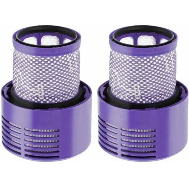 2er-pack Waschbare Filter Für Dyson Staubsauger Der Serien V10 Und Sv12, Inklusive Reinigungsbürste Und -tuch, Dyson Ersatzfilter Für Die Serien V12 Und Sv12, Ersatzteilnummer Dy-969082-01