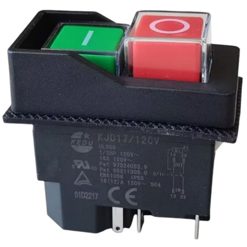 Kjd17f 16 A 120 V 5-poliger Elektromagnetischer Schalter, 110 V Ac-schütz Mit Hilfskontakten, Zur Motorsteuerung Und Signalrückmeldung In Industrieanlagen