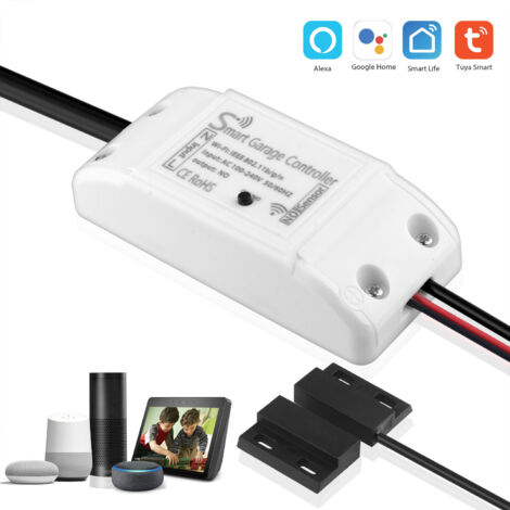 2,4-ghz-wlan-garagentoröffner, App-gesteuerte Garagentorfernbedienung, Für Smart Life App/android/ios/smartphone