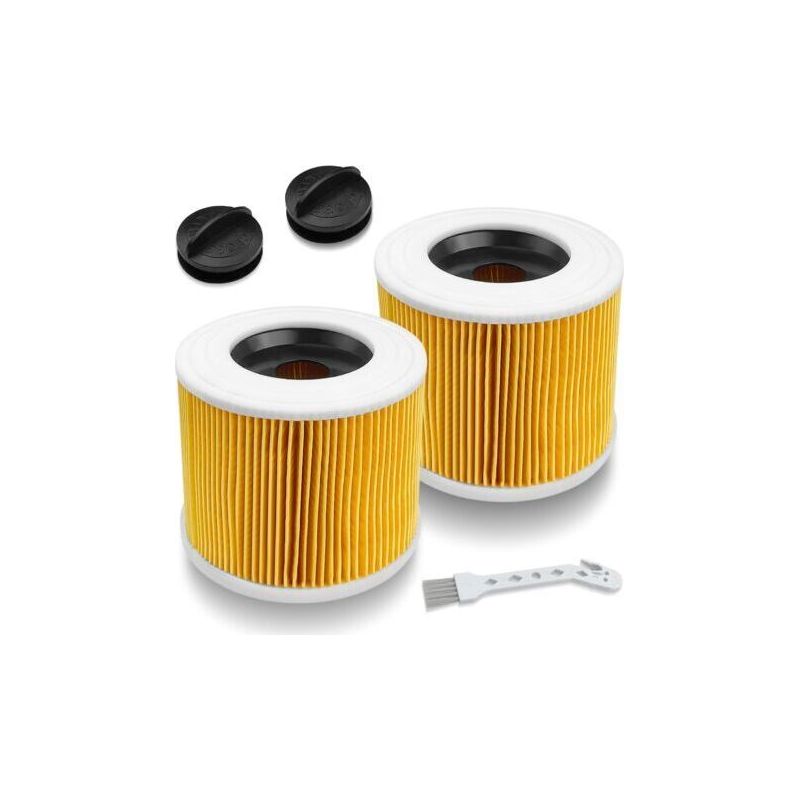 2er-pack Staubsaugerfilter Für Kärcher Wd-serie Wd2 Wd3 Wd3p A2004 Mv2 Mv3, Ersatzfilter Für Kärcher Nass- Und Trockensauger 6.414-552.0/64145520