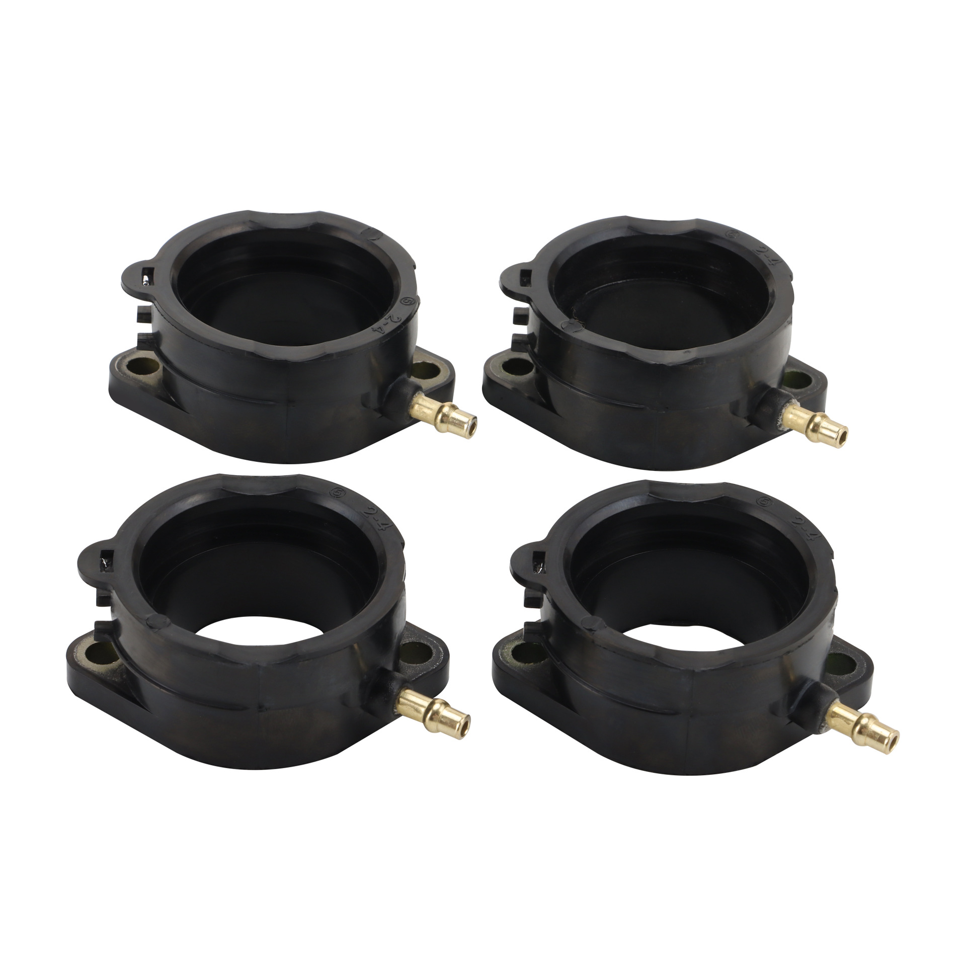 Satz Mit 4 Vergaseradaptern Für Die Ansaugkrümmer Der Kawasaki Zx1100, Zz-r1100 Und Zzr1200. Original-teilenummer: 16065-1210