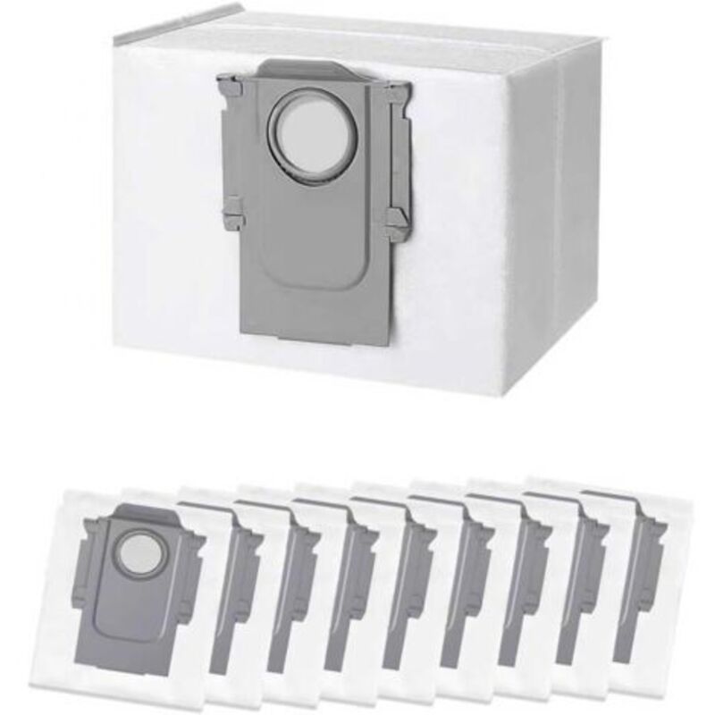 10er-pack Staubsaugerbeutel Für Roborock S8+/ S8 Pro Ultra/ S7 Maxv Ultra/ S7 Pro Ultra/ Q7+ / Q7 Max+/ Q8 Max+/ Q5 Pro+, Ersatz-staubbeutel-zubehör