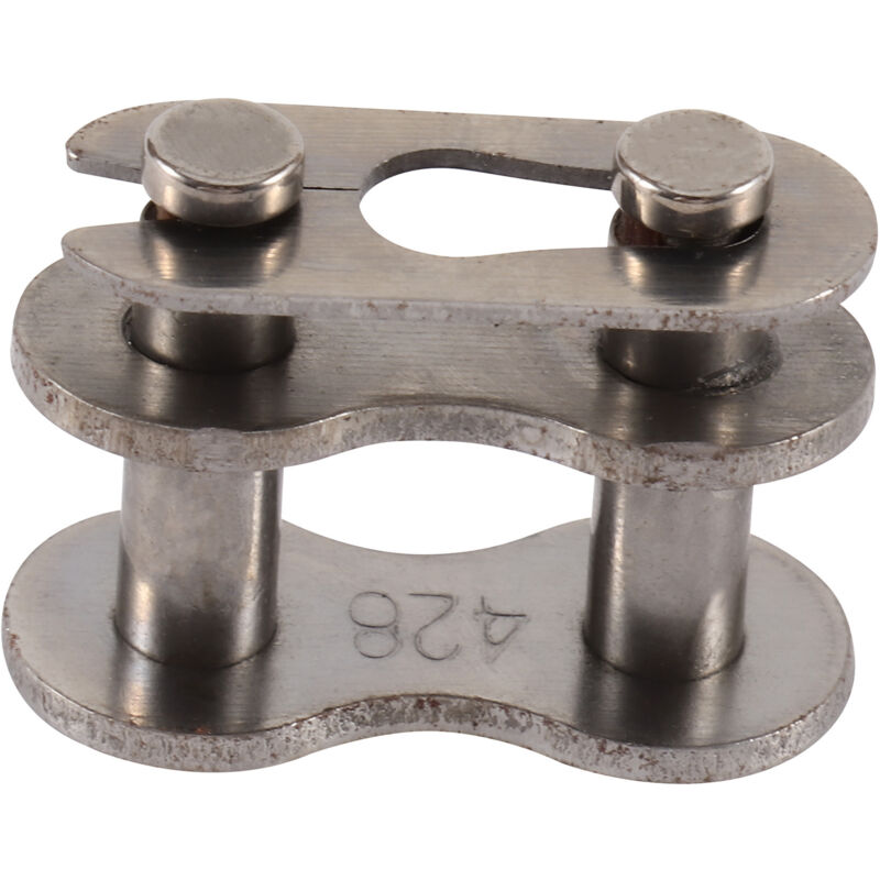 Schnellverschluss-kettenschloss (magic Ring) Für 428er Ketten, Hochfester Kettenverbinder Aus Legiertem Stahl, Kompatibel Mit Geländefahrzeugen (atv/ssv), Go-karts Und Mini-