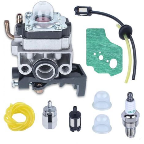 Vergaser Für Freischneider - Kompatibel Mit Honda Gx35, Gx25, Gx22, Gx31 - Ersetzt Oem 16100-z0z-034 - Komplettes Set Mit Dichtung, Zündkerze, Schlauch Und Filtern