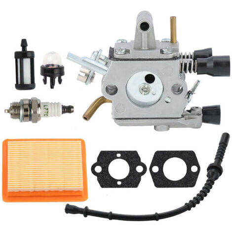 Vergaser Für Freischneider – Kompatibel Mit Den Modellen Fs120, Fs200, Fs250, Fs300, Fs350, Fr350, Fr450, Fr480 – Ersetzt Die Teilenummern 4134 120 0653 Und 4134 120 0603 – Inklusive Luftfilter Und Zü