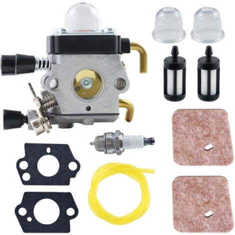 Stihl Fs80 Vergaser-reparatursatz – Kompatibel Mit Hl75, Ht70, Ht75, Sp85, Fs85r, Fs85t, Fs85rx – Inklusive Luftfilter, Zündkerze, Dichtungen Und Schläuchen – Originalteil In Profiqualität