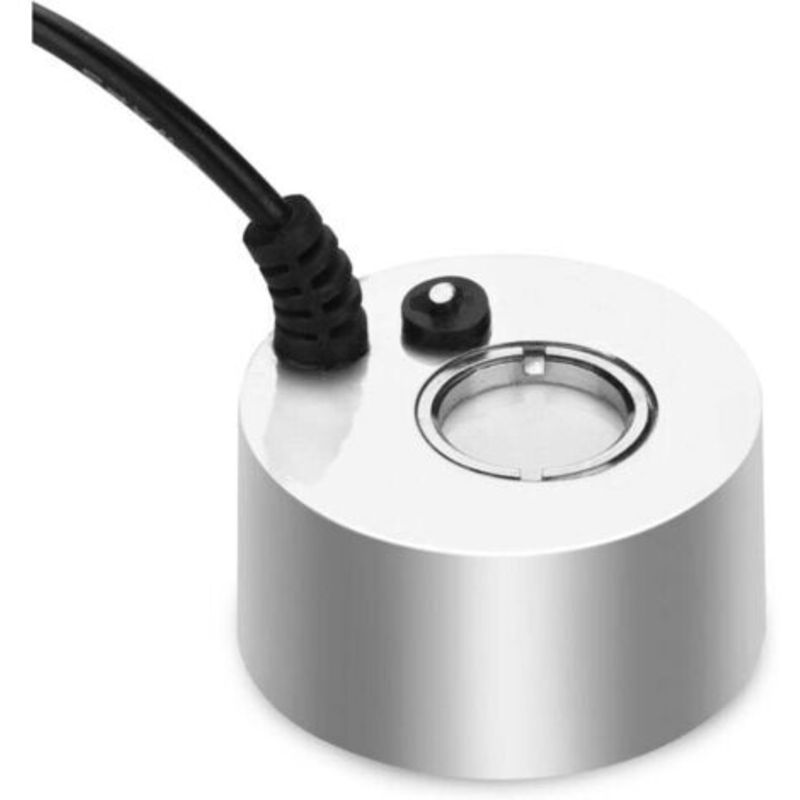 Ulisemfogger 24v Ultraschall-metallnebelgerät Für Teich, Aquarium, Garten, Halloween, Eu-stecker (silber)